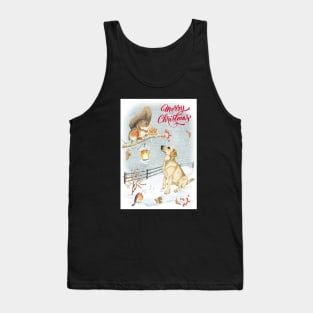 Yellow Labrador Retriever Dog Christmas Tank Top